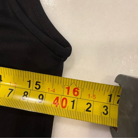 Eileen Fisher Stretch Silk Jersey Scoop Neck Top Black Size SP Luxury Minimalist - Picture 7 of 10